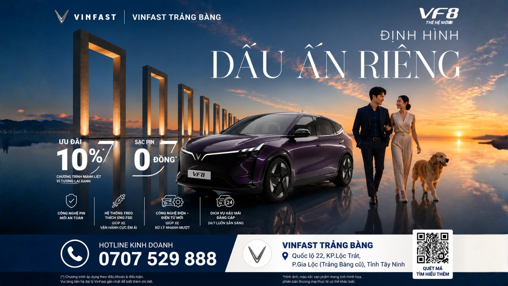 Giá Lăn Bánh VinFast VF 8 Thế Hệ Mới Tại Trảng Bàng, Tây Ninh | Ưu Đãi Mới Nhất 2026