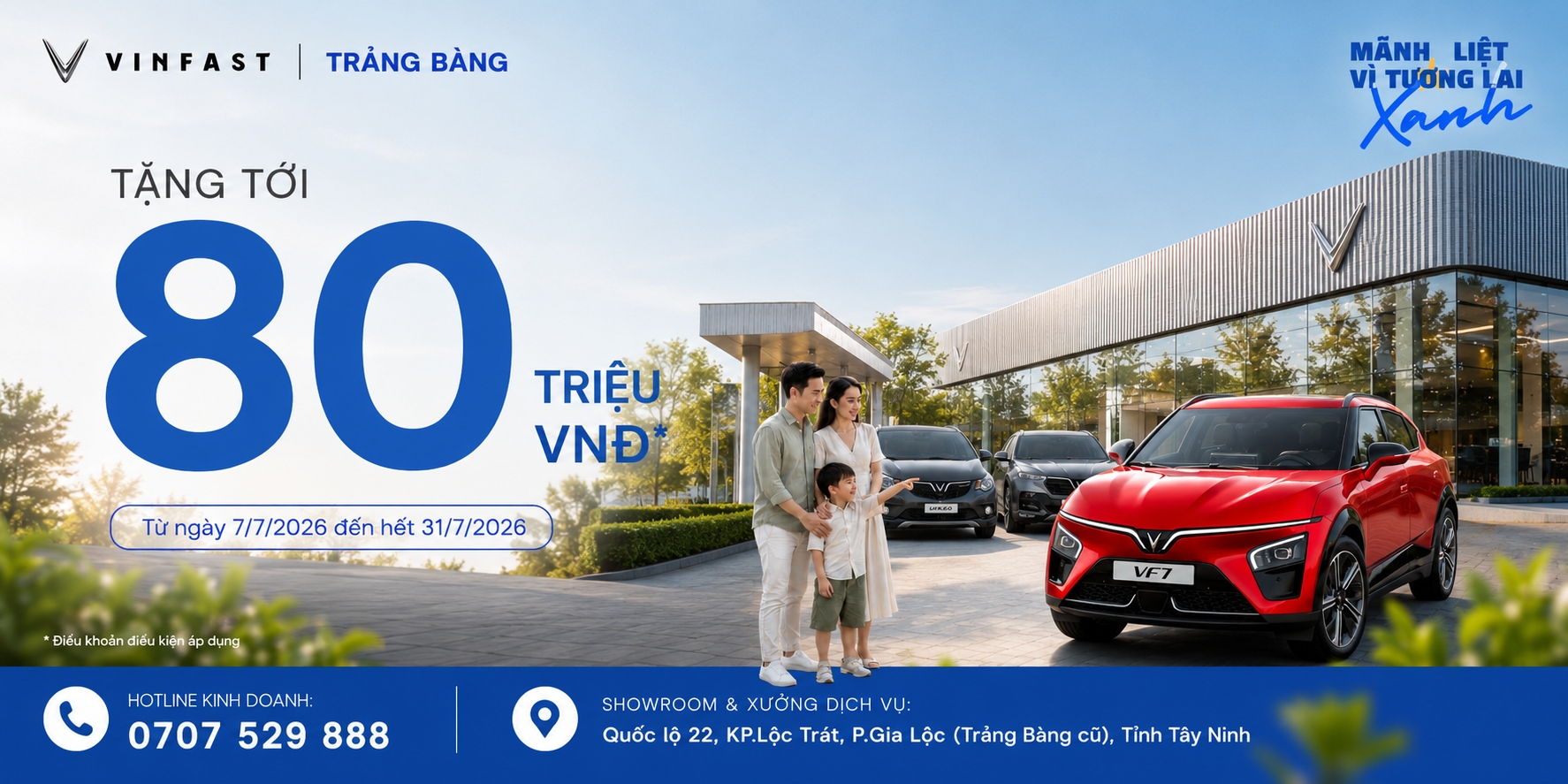 LÊN ĐỜI XE ĐIỆN VINFAST – NHẬN VOUCHER TRI ÂN LÊN ĐẾN 80 TRIỆU ĐỒNG