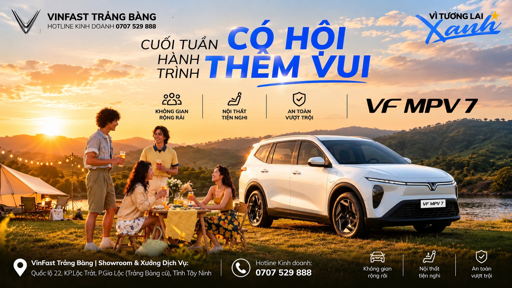 VF MPV 7 – Xe Điện 7 Chỗ Rộng Rãi, Tiện Nghi Cho Gia Đình