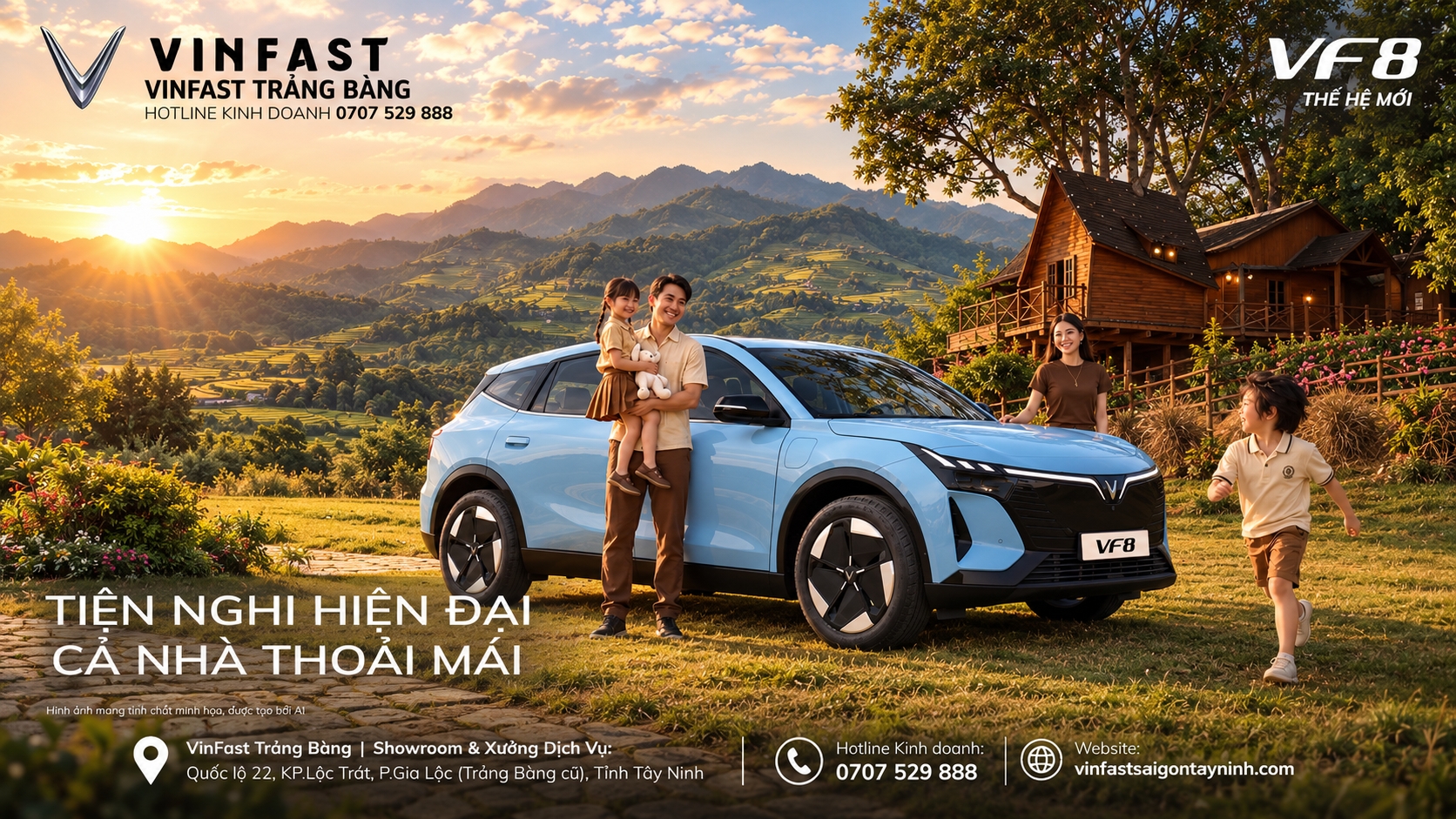 VinFast VF 8 2026 Tây Ninh: Giá Xe, Thông Số & Lái Thử